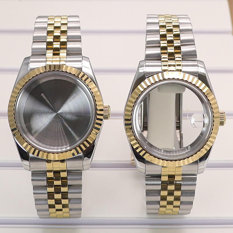 Reel Case - 36mm/40mm İki Tonlu Altın Saat Kılıfı