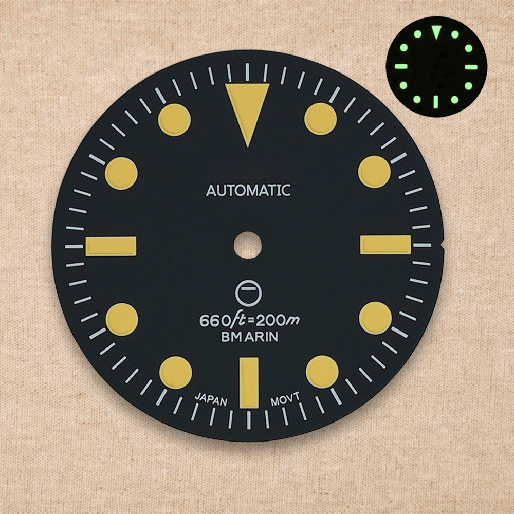 28.5mm S Logo Retro kadran Yeş - Reel Case incelemesi ve fiyatı