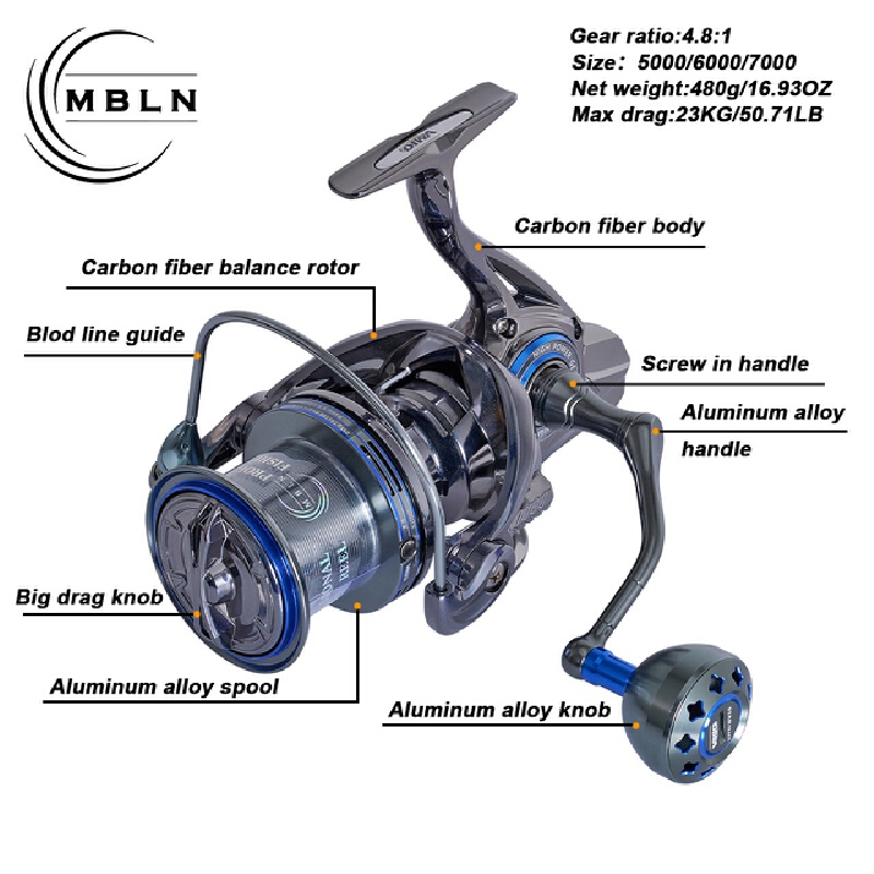 Sıcak MBLN MBLN23KG İplikli Ol - Abu Garcia Reel Revo incelemesi ve fiyatı
